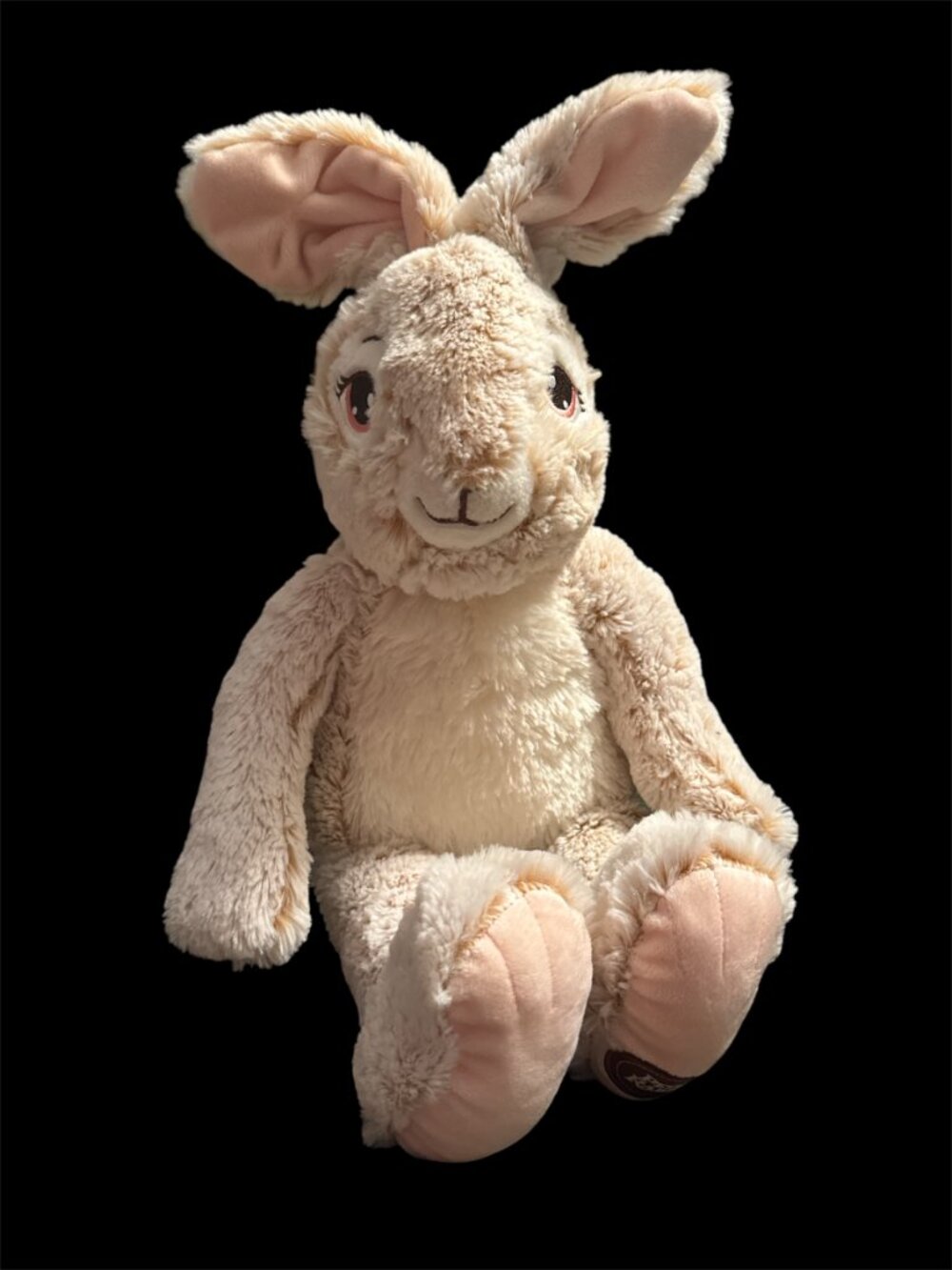 Dan Dee Peter Rabbit Plush Cream Tan Stuffed Animal 20" Long Super Soft Bunny